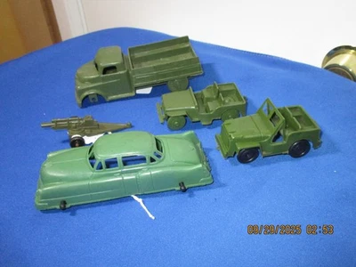 LOTE DE VEHÍCULOS DE JUGUETE VINTAGE MARX, GILMARK, MIDGETOY PARA JUEGOS U OTROS? Foto 1 de 2