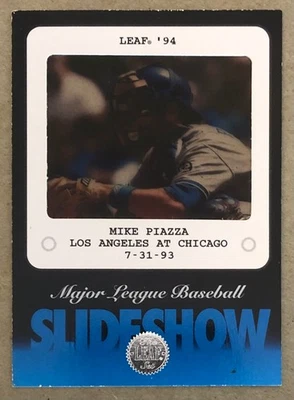 Leaf Slideshow 1994 - Mike Piazza - #2 - Los Angeles Dodgers - Excelente Foto 1 de 4