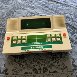 Vintage 1980’s TomyTronics Tennis Electronic Handheld Arcade Game Tested Works - Picture 1 of 10