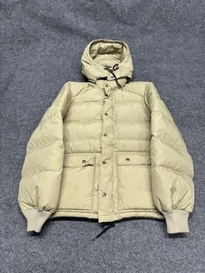 Vintage Eddie Bauer Kara Karam Goose Down Puffer Zip Hooded Jacket Men Large - Picture 1 of 8