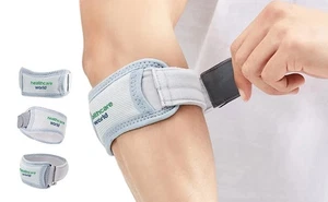 Tennis Elbow Brace - Adjustable Forearm Strap for Golfer's Elbow, Tendonitis - Picture 1 of 6