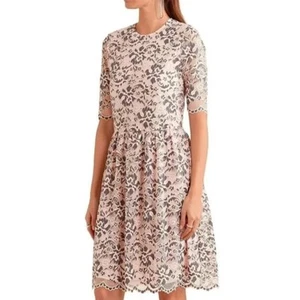 Ganni Pink Stretch Lace Dress Sz. 34 (US 2) - Picture 1 of 7