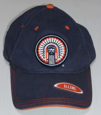 Univ of Illinois Fighting Illini Chief Illinwek baseball cap hat - Image 1 of 4