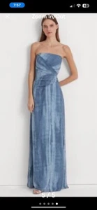 Lauren Ralph LaurenWomen's Tie-Dye–Print Georgette Strapless Gown size 16. - Picture 1 of 5