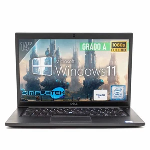 Dell 7490 14 " i5 8th Layout Ita Ordinateur Portable 8GB 120GB Windows 11 Pro PC - Photo 1/8