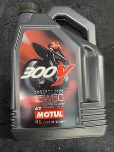 MOTUL Engine Oil 300V 15w-50 Racing Bike - Picture 1 of 1