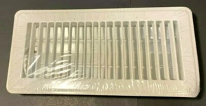 Venti Air 4 in. H x 10 in. W Steel Floor Register Steel White - Picture 1 of 5