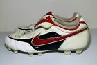 Vintage 2004 Nike Tiempo Football Soccer Boots JM Size US 11 White 041101 XC