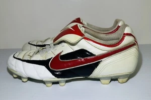 Nike Tiempo Football Soccer Boots JM Size US 11 White 041101 XC - Picture 1 of 13