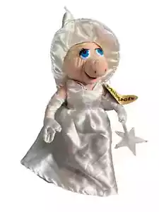 Miss Piggy Fee Patin Plüschpuppe mit Etikett Muppets Jim Henson - Bild 1 von 8