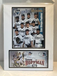 San Diego Padres Team Photo 2006-07 Trevor Hoffman 479 Saves USPS Collectable - Picture 1 of 12