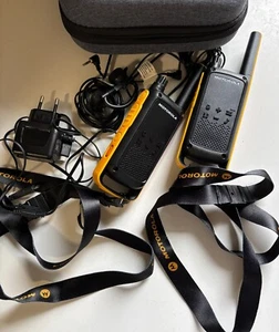 Motorola Talkabout T82 Walkie-Talkies (Pair) – 10 km, VOX, IPx4, PMR446 - Zdjęcie 1 z 4