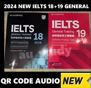 2024 AU STOCK LATEST NEW Cambridge IELTS 18-19 General Books with Answer Key - Picture 1 of 5