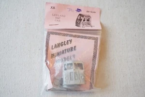 Modelos en miniatura Langley Leyland 1947 escala fina 4 mm calibre OO metal blanco sin usar - Imagen 1 de 3