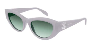 Gafas de sol Alexander McQueen AM0377S gris verde degradado 54 nuevas 100 % auténticas - Imagen 1 de 3