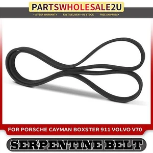 73.04 inch Serpentine Belt for Porsche Cayman 2009-2012 Boxster 911 Volvo V70 - Picture 1 of 8
