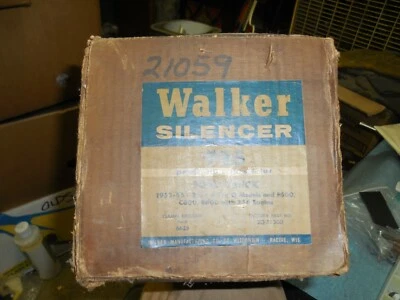 Silenciador Walker 1953-5 Ford 2 1/2-4 toneladas Q Models&F, C&B600 con motor 256 Nuevo de Lote Antiguo Foto 1 de 4