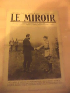 LE MIROIR alte antike orig FRANZÖSISCHE KRIEGSNACHRICHTEN SOLDATEN ZEITSCHRIFT ZEITUNG 1918 - Bild 1 von 9