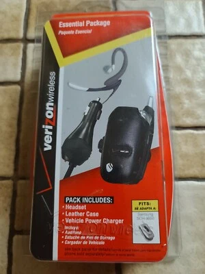 Verizon Headset & Car Charger Essential Package For Samsung SCH-a650 Cell Phone - Image 1 of 4