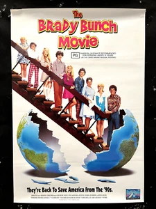 The Brady Bunch Movie rare Australian One Sheet Movie Poster 90s cult TV remake - Picture 1 of 10