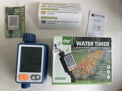 Automatic Garden Watering Timer Irrigation Controller Rain Sensor for Sprinkler - Изображение 1 из 4