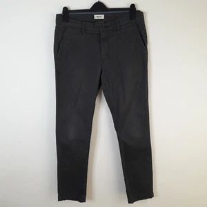 NN07 Mens Trousers 34x32 Grey Regular Tapered Zip Fly No Nationality W34 L32 - Imagen 1 de 12