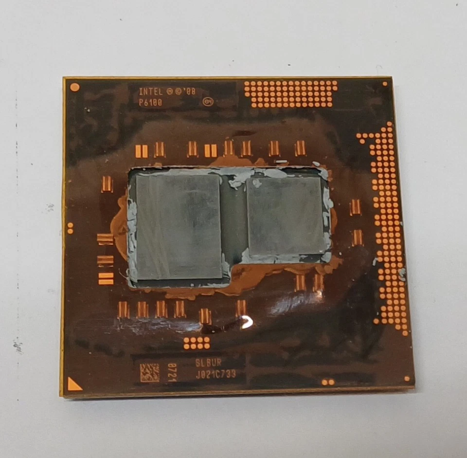 Cpu Processore Intel Pentium P6100 SLBUR Dual-Core mobile per HP ProBook 4520s - Immagine 1 di 1