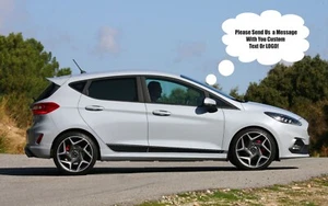 Rocker Panel Side Stripes Decal Stickers compatible with Ford Fiesta 2019 - 2022 - Picture 1 of 3