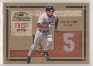 2004 Donruss Classics Dress Code Jersey Number Game-Worn /100 Nomar Garciaparra