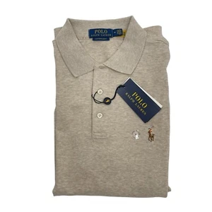 Polo Ralph Lauren Mens Size Medium Custom Slim-Fit Cotton Shirt Dune Tan NWT - Picture 1 of 9