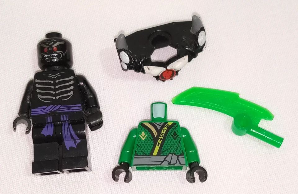 Lego Ninjago Lord Garmadon Minifigure Green Blade Lloyd Torso Armor Breastplate - Image 1 of 4