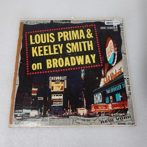 Louis Prima and Keely Smith On Broadway LP Vinyl Album Record Jazz Pop Stage & - Picture 1 of 4