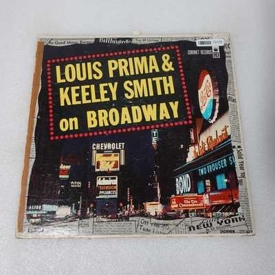 Louis Prima and Keely Smith On Broadway LP Vinyl Album Record Jazz Pop Stage & - Image 1 of 4