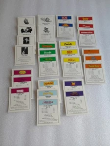 2001 Monopoly Disney Edition Replacement Parts Pieces 28 PROPERTY DEED CARDS - Imagen 1 de 2