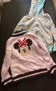 Lot Of 2 Jackets Size 5T DISNEY 100 Minnie Mouse - Picture 1 of 17