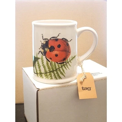NUEVA EN CAJA Taza de café Tag Ladybug *Menor chip en la parte inferior* Foto 1 de 4