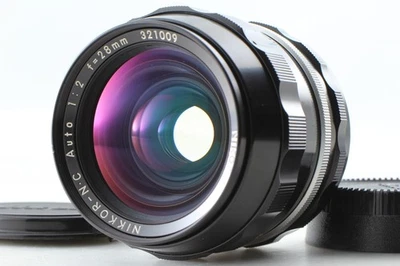 Lente gran angular Nikon NIKKOR N.C Auto 28 mm f/2 Non Ai MF de JAPÓN "Mint+++" - Imagen 1 de 4