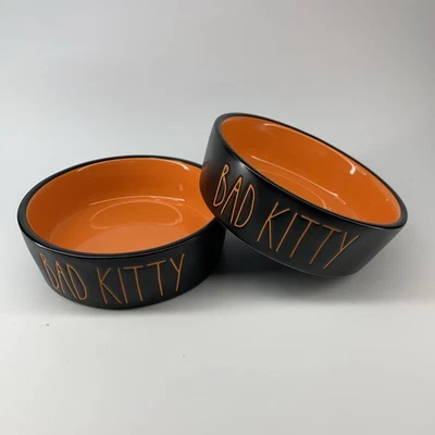Керамическая миска для посудомоечной машины Rae Dunn для кошек домашних животных собак — ПЛОХОЙ КОТЕНОК 5 дюймов x 1,5 дюйма новая - Изображение 1 из 2
