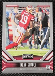 2019 Panini Playbook Deebo Samuel Rookie Card RC No. 117 49ers Commanders - Picture 1 of 6