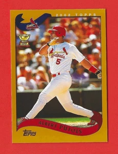 2002 Topps #160 Albert Pujols - foto posteriore errore - Rookie Gold Cup - Foto 1 di 2