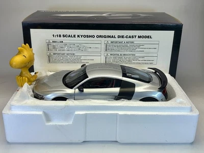 1:18 Kyosho 奥迪 R8 GT(冰银金属色)09218IS — 第 1/4 张图片