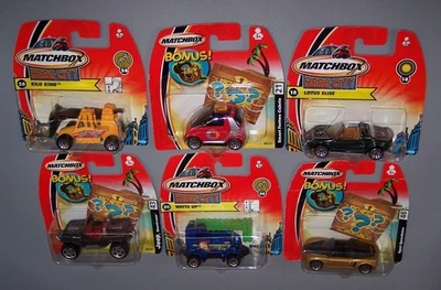 LOTE (6X) "MATCHBOX" **TARJETAS CORTAS EUROPEAS** JEEP LOTUS OPEL ¡Y MÁS!! MOC Foto 1 de 4