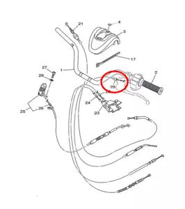 Choke Cable For Yamaha Raptor 660R YFM660R - Picture 1 of 1
