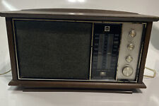 Vintage RCA RLC60W Walnut Cab. Dual Speaker Tabletop AM/FM Radio Works Great