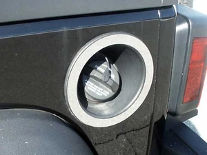 2007-2017 JEEP WRANGLER * 1 Piece Stainless Steel Gas Door Cover Trim - Picture 1 of 1