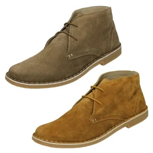 Botines de gamuza con cordones Carnaby By Lambretta para hombre precio de venta 29,99 GBP - Imagen 1 de 10