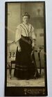 oryginalny. CDV Zdjęcie Fotografia stary obraz Kobieta Dama Moda około 1910 roku Rendsburg Mertens