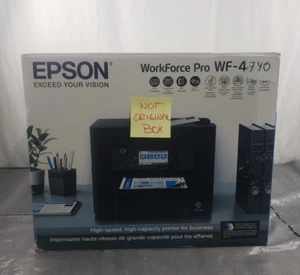 New Epson WorkForce Pro WF-4740 All-In-One Copy Scan Fax Duplex Inkjet Printer - Photo 1/9