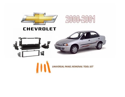 Se adapta a Chevrolet Metro 2000-2001, kit de instalación para estéreo de coche, juego de herramientas Foto 1 de 2