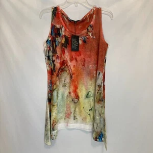Miss Nikky Women's Medium Y2K Abstract Top Colorful NWT Size M - Picture 1 of 7
